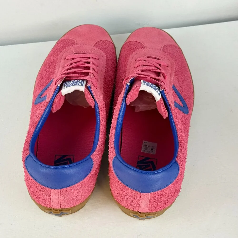 Men's Size 13 - VANS Low Suede PopCush Bambino Honeysuckle/Blue Sneaker